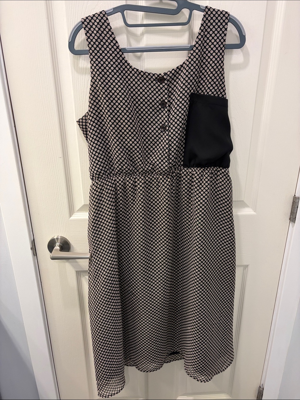 Annie 50 patterned dress with pocket detail